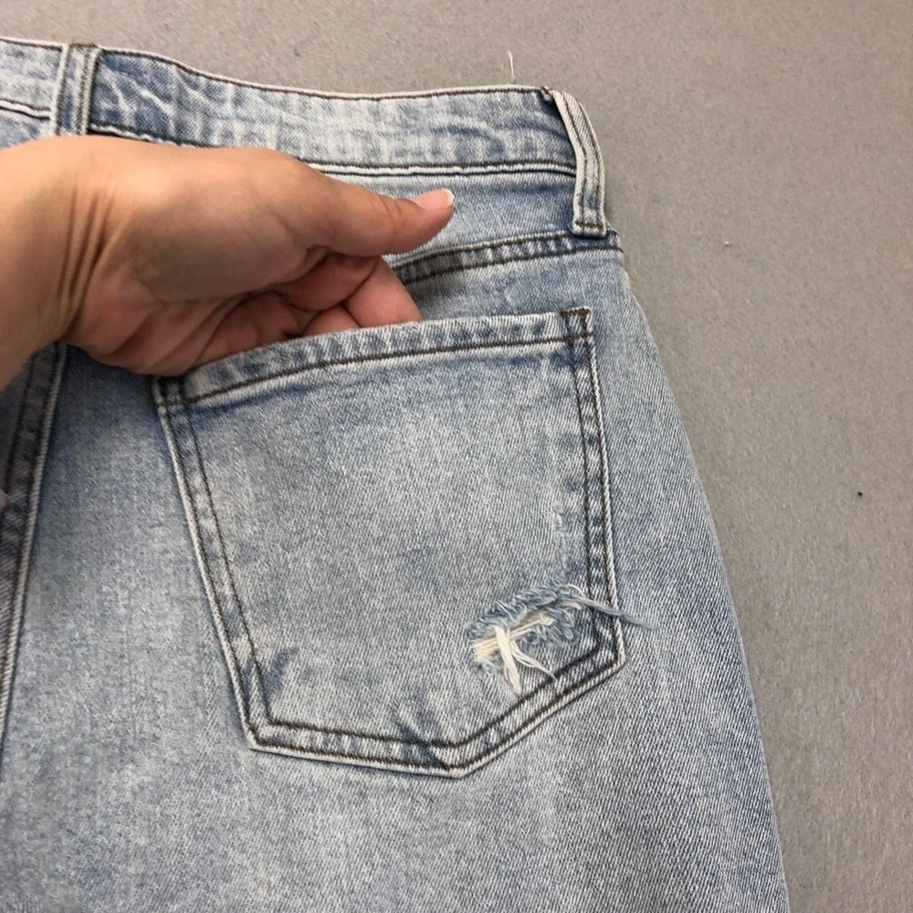 Kut From The Kloth Jane Long Short High‎ Rise Womens 0 Denim Cut Off Distressed